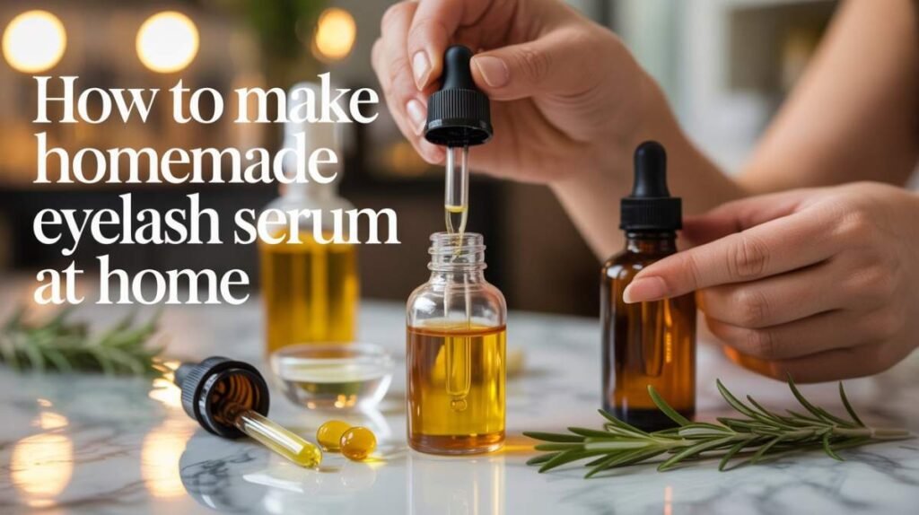 How to Make Homemade Eyelash Serum at Home