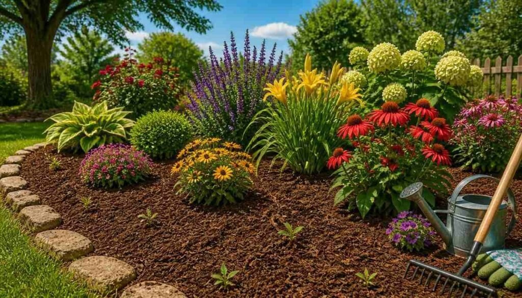 Use Mulch to Block Weed Growth