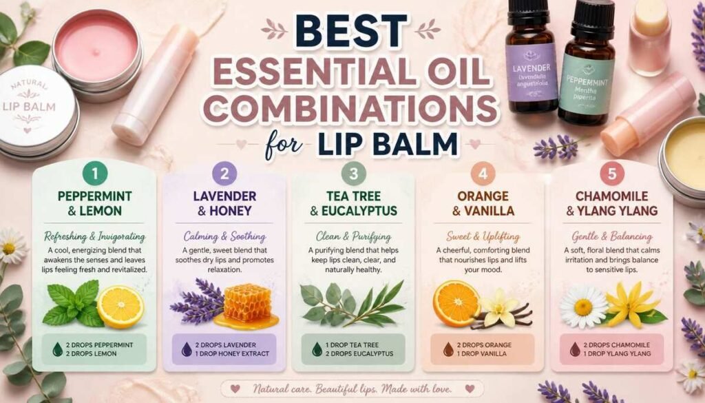 Best Essential Oil Combinations for Lip Balm